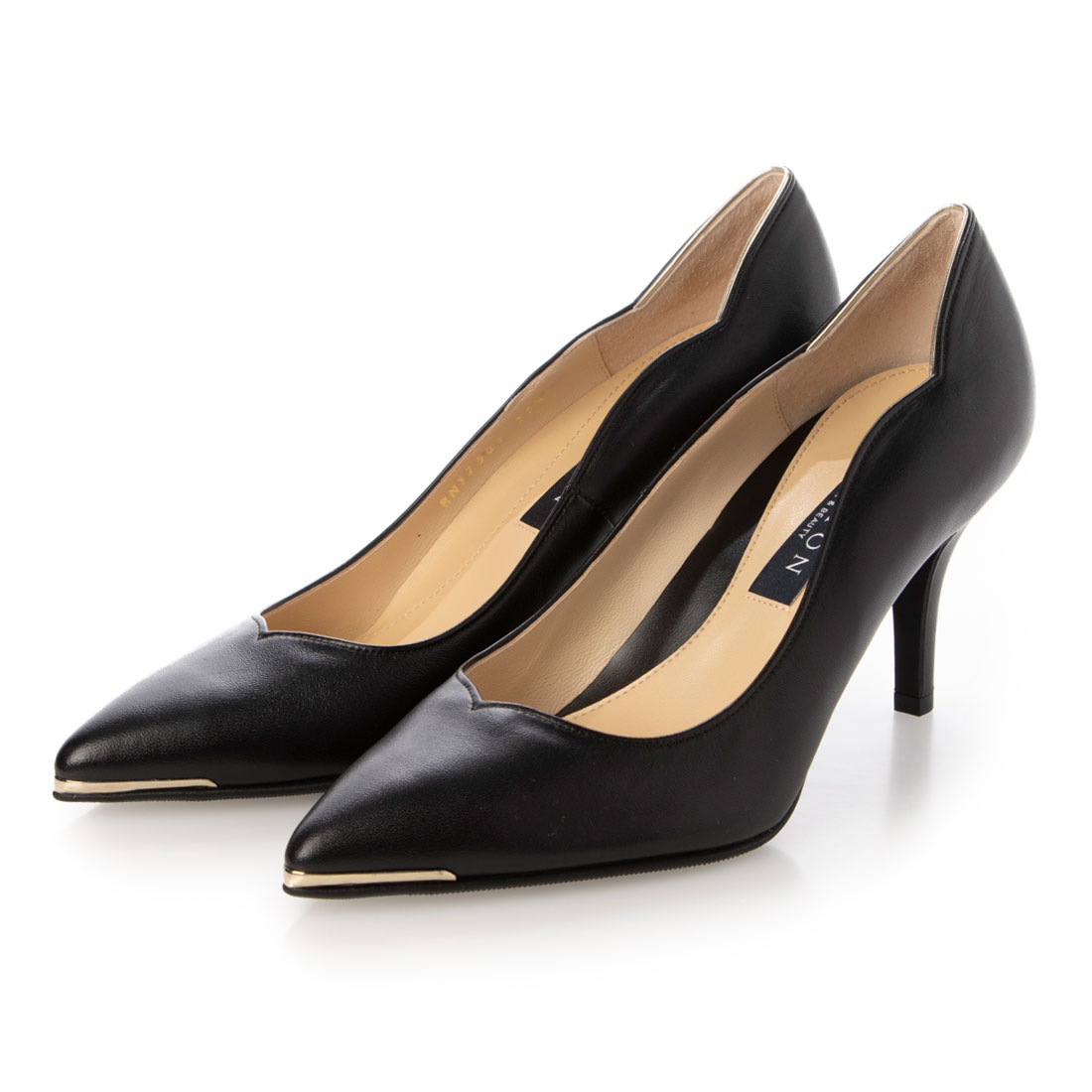 TALANTON by DIANA ブラックパンプス(7cm) タラントン バイ ダイアナ TALANTON by DIANA ベーシックヒール