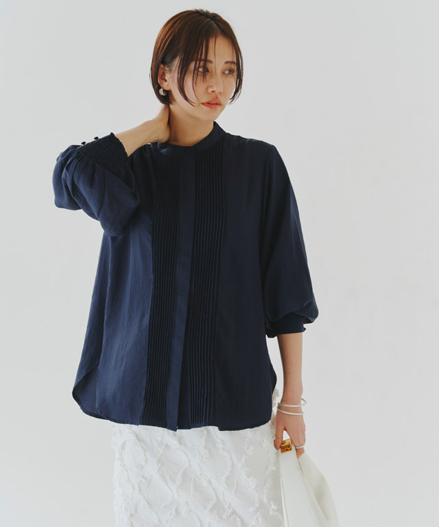 クーポン】【セール 30%OFF】ラス RASW ピンタックボリューム