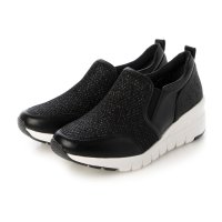 unpetit/アンペティット unpetit 厚底 ビジュー サイドゴア ローカット スリッポン スニーカー レディース/506949106