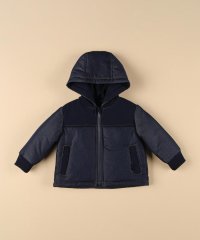 COMME CA ISM KIDS/デニム調×ナイロングログラン 中綿ブルゾン(ベビーサイズ)/506969130