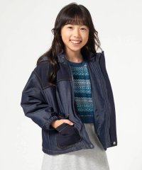 COMME CA ISM KIDS/デニム調×ナイロングログラン 中綿ブルゾン/506969135