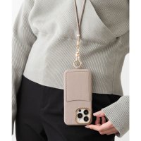 emonique/エモニーク emonique iPhone カード収納ポケット付き ショルダーストラップ PUレザースマホケース カバー/507006086