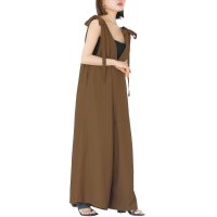 KOBE LETTUCE/コウベレタス KOBE LETTUCE [ 田中亜希子さんコラボ ] ショルダーリボン2wayオールインワン [E3349]/507006398