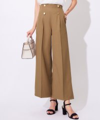 Alotta/アロッタ Alotta 麻調金ボタンワイドパンツ/507019334