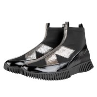 arche/アルシュ arche HAVEKE ハイカットスニーカー (NUBUCK/ROCKY/STRETCH/RUWA)（ブルー/ブラック/エクリュ）/507032468