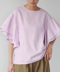 ELFRANK/エルフランク ELFRANK フレアスリーブドロップショルダーブラウス【綿100％使用】【洗える】/507033625