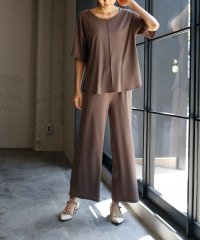 ELFRANK/エルフランク ELFRANK バックスリットルーズカットソー&ワイドパンツのセットアップ/507033662