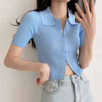 Private Beach/プライベートビーチ privatebeach ダブルファスナークロップド丈トップス/507033951