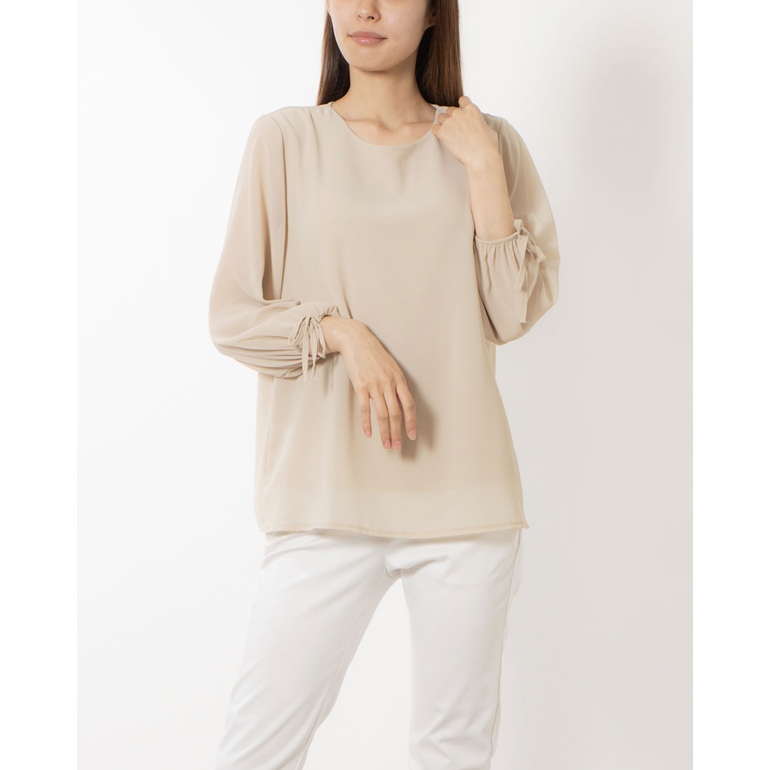 ラ リネール La Rinelle イタリア製ロングTシャツ （フラワー