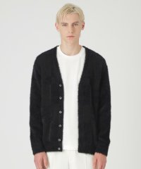 BLACK LABEL CRESTBRIDGE/シャドーチェックシャギーニットカーディガン/507038415