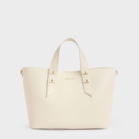 CHARLES & KEITH/ダブルハンドル スローチーバッグ【再入荷】/507043599