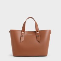 CHARLES & KEITH/ダブルハンドル スローチーバッグ【再入荷】/507043599