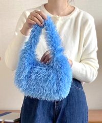 RIFF/リフ Riff カラーエコファーバッグ ボリュームファー ふわふわ もこもこ ハンドバッグ ショルダーバッグ かばん 無地/507045926