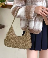 RIFF/リフ Riff エコファーショルダーバッグ もこもこ プードルファー ボア ハンドバッグ かばん 無地/507045936