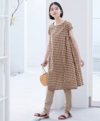 Viola e Viola/【ショート丈】ギンガムタック使いワンピース/507046920