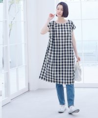 Viola e Viola/【ショート丈】ギンガムタック使いワンピース/507046920