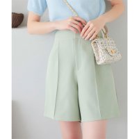 KOBE LETTUCE/コウベレタス KOBE LETTUCE ハイウエストショートパンツ[無地orフロッキードット][M4030]/507048367