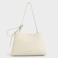 CHARLES & KEITH/Odella オデラ トラペーズバケットバッグ/507080453