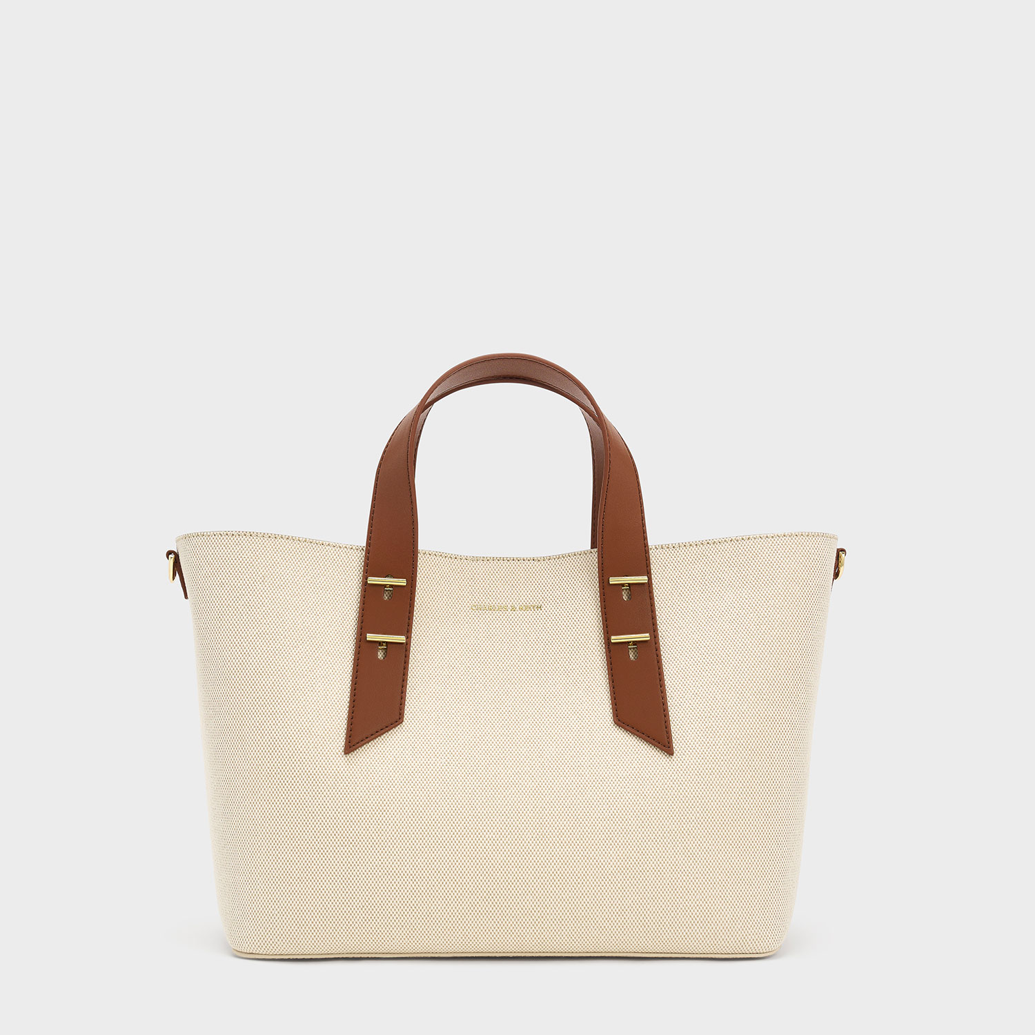 CHARLES & KEITH｜クラシックダブルハンドル トートバッグ