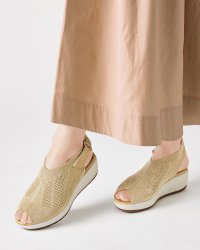 fitfit/厚底ニットサンダルビジュー/507094876