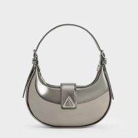 CHARLES & KEITH/トライアングルバックル ベルトショルダーバッグ/507096523