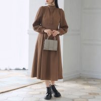 YUMETENBOU/ユメテンボウ 夢展望 フリルスタンドカラーワンピース/507107186