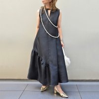 BRAND/ユー U シャンタンアシメフリルワンピース/507108776