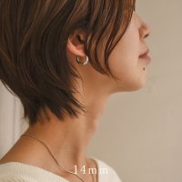 styiro/スタイロ styiro メタルミニフープピアス 14mm/507108893