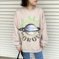 CRB/シーアールビー CRB 【SOTOASOBI】惑星プリントプルオーバー/507116637