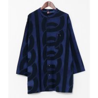 KAYA/【カヤ】火消し纏メンズシャツ ネイビー/507117551