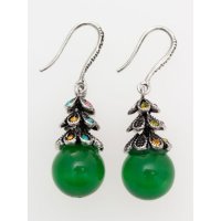 CAYHANE/【チャイハネ】キャッツアイオリエンタルピアス ブルー系その他/507117792