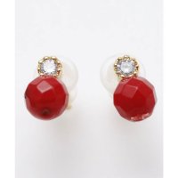 岩座/【岩座】小雪ピアス レッド/507118364
