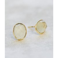 CAYHANE/【欧州航路】エルバ天然石ピアス ローズ/507119232