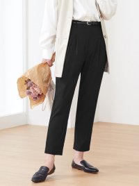 Tuche/トゥシェ Tuche ストレッチパンツ テーパードスタイル レーヨン混 アンクル丈/507122086