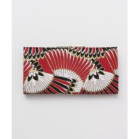 KAYA/【カヤ】楚々がま口長財布 イエロー×グレー/507122221