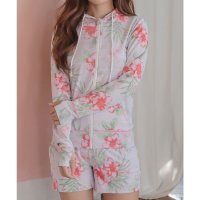Lace Ladies/レースレディース Lace Ladies UVカット長袖ラッシュガード ショートパンツ上下セット/507122424