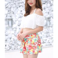 Lace Ladies/レースレディース Lace Ladies 花柄ショートパンツセパレート水着/507122994
