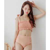 Lace Ladies/レースレディース Lace Ladies シャーリングビキニ・ハイウエストショーツ 水着2点セット【返品不可商品】/507123029