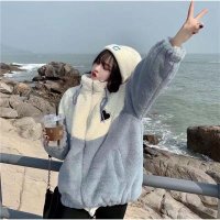 And Kawaii/アンドカワイイ And Kawaii ボアジャケット ブルゾン アウター コート 羽織 秋冬 長袖 トップス カジュアル 韓国 ファッション/507150127