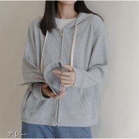 And Kawaii/アンドカワイイ And Kawaii パーカー レディース ジップパーカー スウェット韓国ファッション/507150208