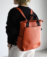 GUSCIO/グッシオ GUSCIO PUレザー トート型リュックサック/507150580