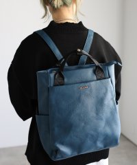 GUSCIO/グッシオ GUSCIO PUレザー トート型リュックサック/507150580