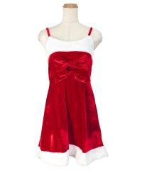 Tika/ティカ Tika クリスマスサンタコスプレノースリーブリボンAラインワンピースサンタコスチューム5点セット【返品不可商品】/507151981