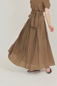 mirem/ミレム mirem Linen flare skirt/507152399
