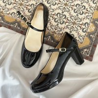 lus./ラスドット lus. フロントストラップヒールパンプス/507152541