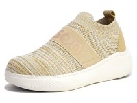 kitson/キットソン kitson スリッポンスニーカー 厚底フラット ニット 防水 軽い ラメ 3e/507152820