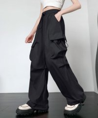 RIFF/リフ Riff カーゴパンツ ドロスト付き パラシュートパンツ イージーパンツ ロングパンツ ズボン ボトム 無地/507152947
