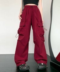 RIFF/リフ Riff カーゴパンツ ドロスト付き パラシュートパンツ イージーパンツ ロングパンツ ズボン ボトム 無地/507152947