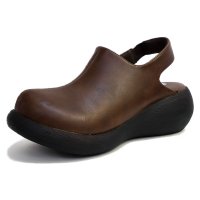 Nuts world/ナッツワールド Nuts world サボシューズ バックベルト 厚底 靴 レディース ローリング ウエッジソール ラウンドトゥ 低反発 かわいい 4e 旅行/507152993