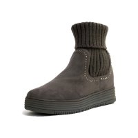 antelope/アンテロープ antelope MUUM ショートブーツ リブニット 厚底 インヒール ビジュー 3e 暖かい/507153053
